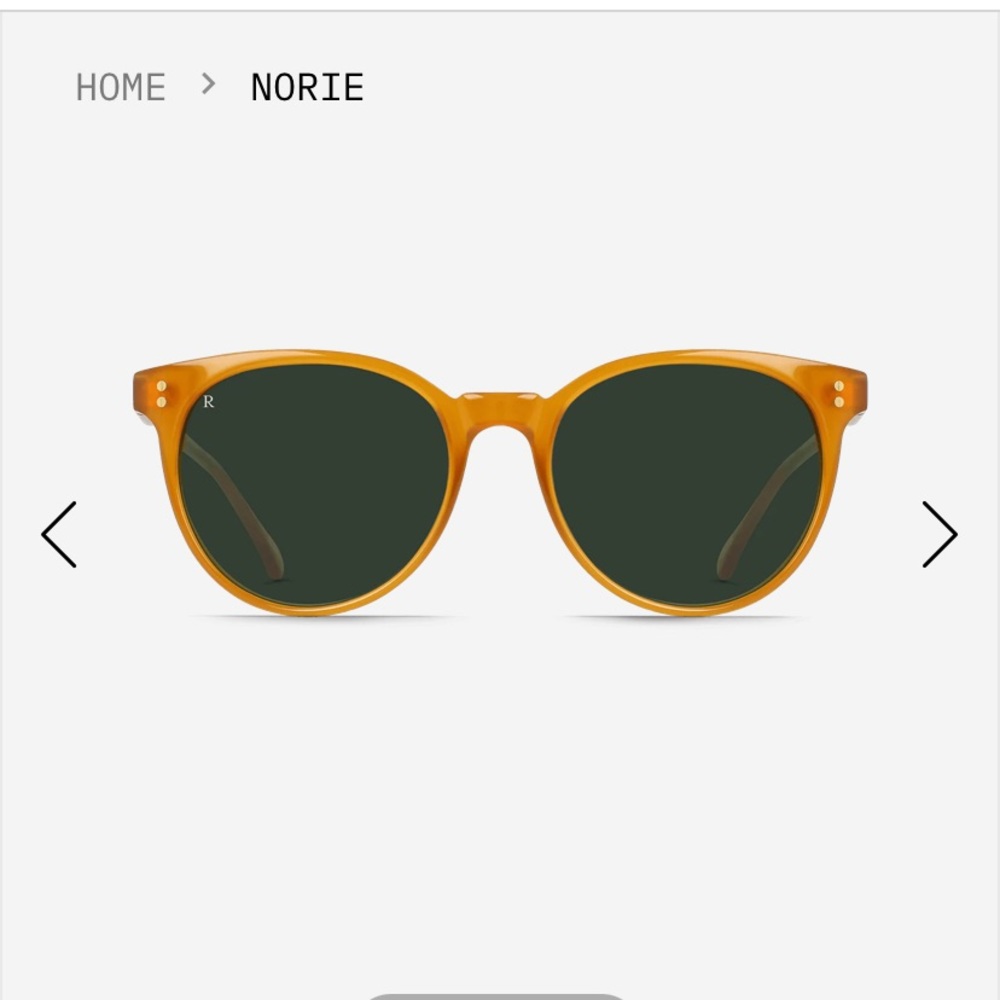 Raen Norrie Sunglasses in Honey/Bottle Green
